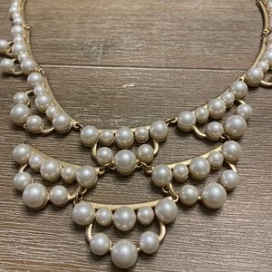 Stella and Dot Pearl Necklace 72 individual pearls